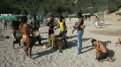 Drummer At The Beach