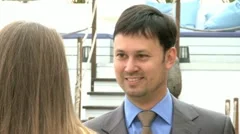 Greeting With A Businessman Smiling