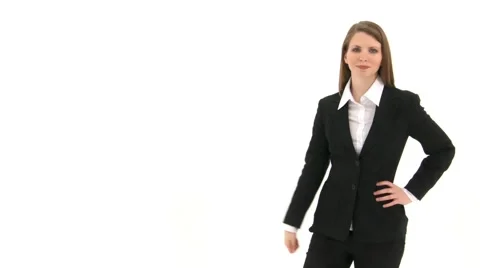 Woman Counting To Three