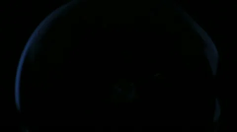 Lightbulb Glowing Blue Outline