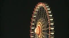 Big Ferry Wheel At Night