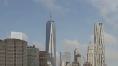 4K Time Lapse Close Up Manhattan Skyline