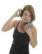 Woman With Headphones