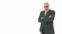 Security Guard Making Expressions