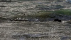 Slowmotion Ocean Waves Breaking