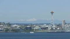 Seattle Mountains with Space Needle