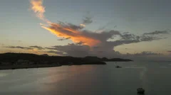 Timelapse Leaving Port St John Antigua At Sunset