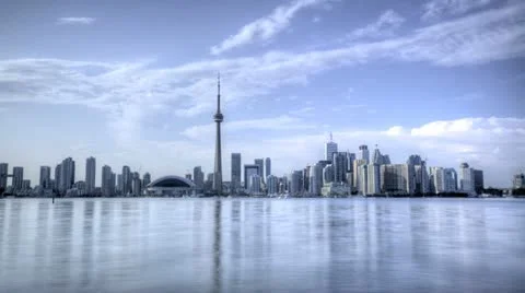 Timelapse Toronto Skyline Hdr
