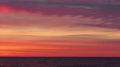 4K Time Lapse Blood Red Sunrise