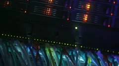 Server Rack Blue Toned