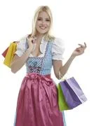 Woman In Dirndl