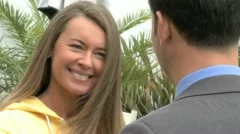 Greeting With A  Female Smile