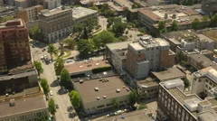 Aerial View Timelapse Vancouver, Canada