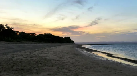 Timelapse Sunset At The Beach