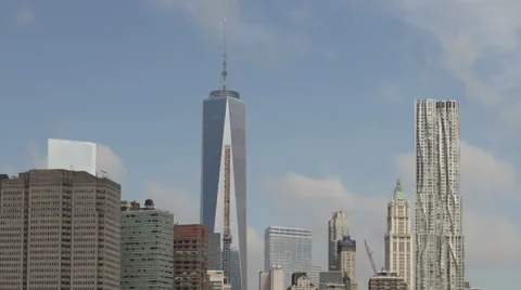 Time Lapse Zoom Out Manhattan Skyline