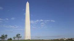 Time Lapse Washington Memorial With Copy Space Right