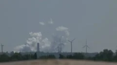 Power Plant And Wind Turbines