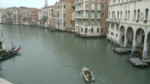 Boats On The Canale Grande