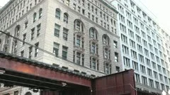 Elevated Train In Chicago 