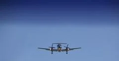 Airplane Approaching For Touchdown