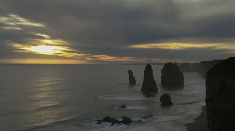 Timelapse 12 Apostles In Australia