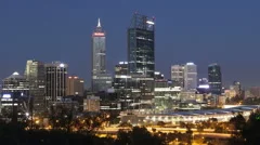 4K Timelapse Houston Skyline Sunrise Zoom Out