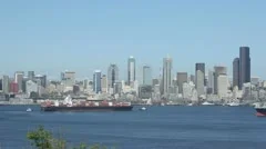Seattle Skyline Cargo Freighter