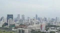 Timelapse Bangkok Hit By Storm