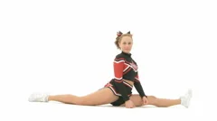 Cheerleader Shows Split Position