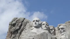 Time Lapse Close Up Mt. Rushmore Presidents