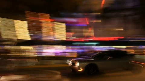 Miami Beach Blurred Drive By