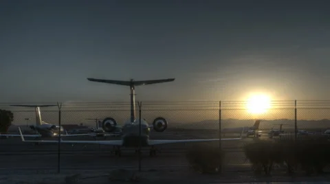 Las Vegas Airport Sunrise
