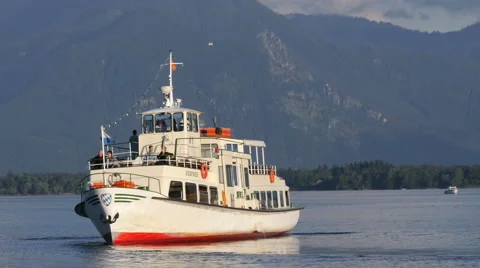 Tourist Cruiseship On Chiemsee