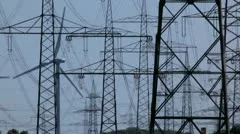 Wind Turbine And Power Lines