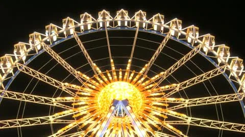 Ferry Wheel Timelapse Oktoberfest
