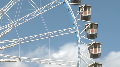 Close-Up Of The Big Ferry Wheel