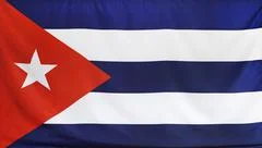 Cuba Flag Real Fabric