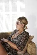 Woman Relaxes