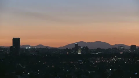 Los Angeles Skyline Sunrise