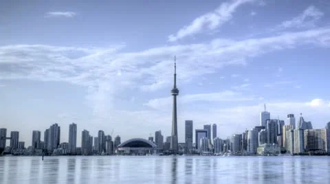 Timelapse Toronto Skyline Hdr