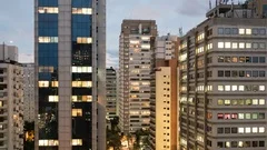 San Paulo Time Lapse Close Up Twilight To Night