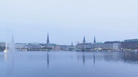 Sunset Hamburg Alster