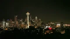 Seattle Skyline Night