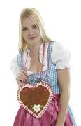 Woman With A Gingerbread Heart