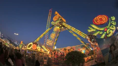 Timelapse Oktoberfest Frisbee