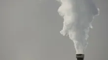 Slowmotion steam close up Iceland