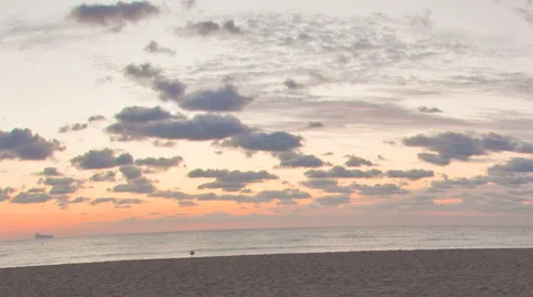 Miami Beach sunrise timelapse