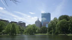 4K Time Lapse Boston Public Garden