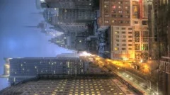 Timelapse Traffic At Sunrise On 8Th Ave