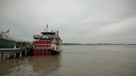 Steamboat On Mississippi